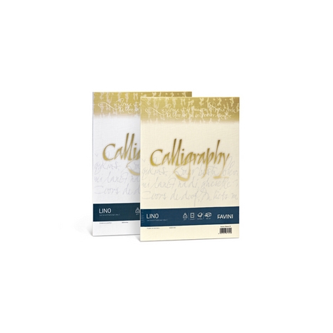 CARTA CALLIGRAPHY LINO AVORIO 120GR 50FG