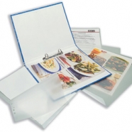 POUCHES ORGANISE PRE-FORATO A4+ 125 MIC 100PZ