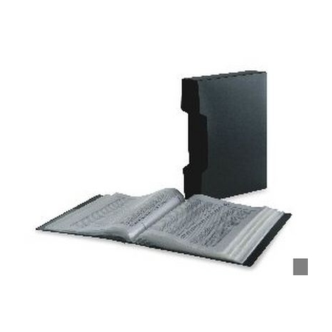 PORTALISTINI 100 BUSTE CON CONTENITORE NERO