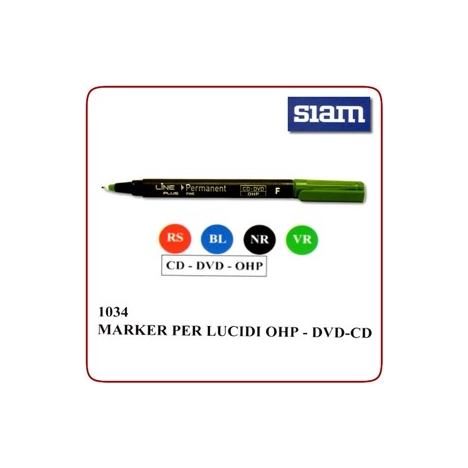 CD MARKER PUNTA SUPER FINE VERDE SIAM