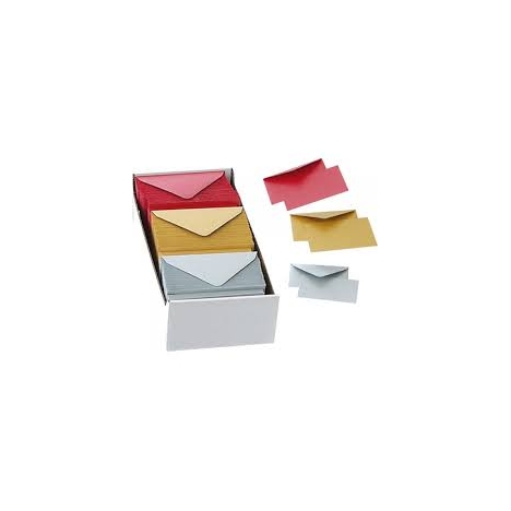 OPALINA BUSTA + BIGLIETTO F.TO9 METALLIC ORO/ARGENTO/ROSSO