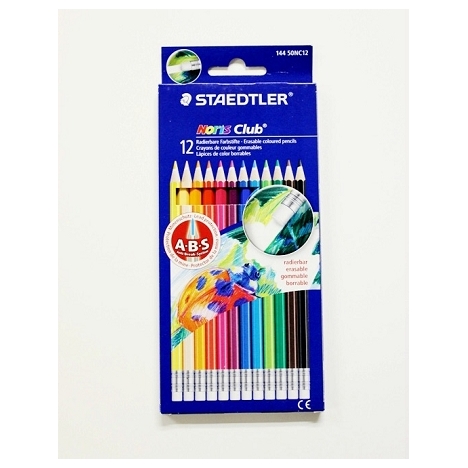 PASTELLI STAEDTLER NORIS 12PZ  CON GOMMA