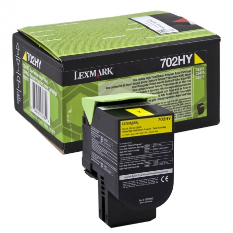 TONER 70C2HY0 GIALLO 3K LEXMARK ORIGINALE