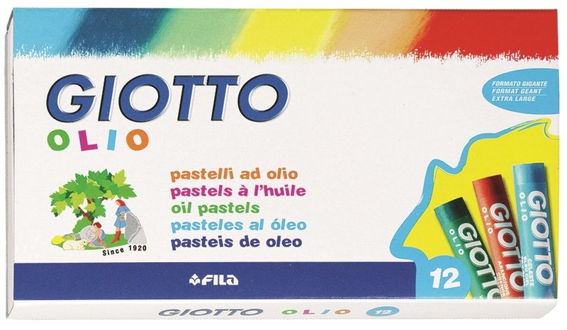 Giotto Pastelli Ad Olio Maxi 12 Colori