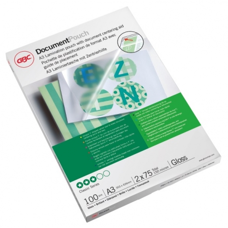 POUCHES A3 175 MIC 100PZ