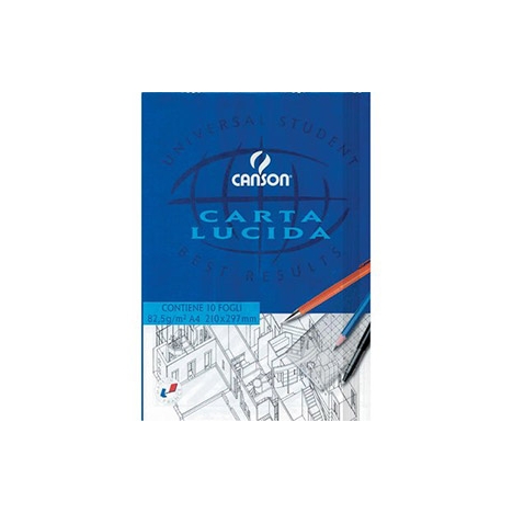 BLOCCO CARTA LUCIDA CANSON A4 10FG.